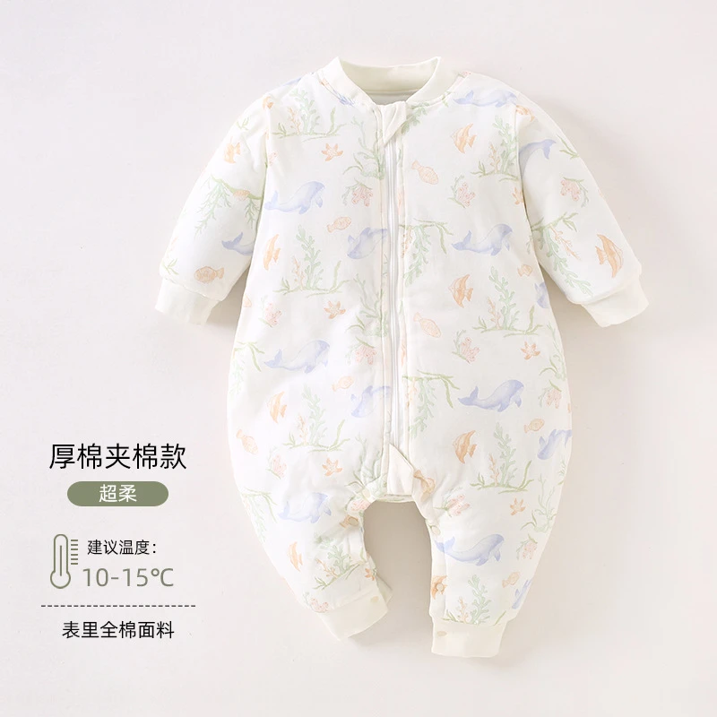 【如奕如意】120g加厚婴儿a类婴幼儿拉链防踢被睡袋1-3岁秋冬