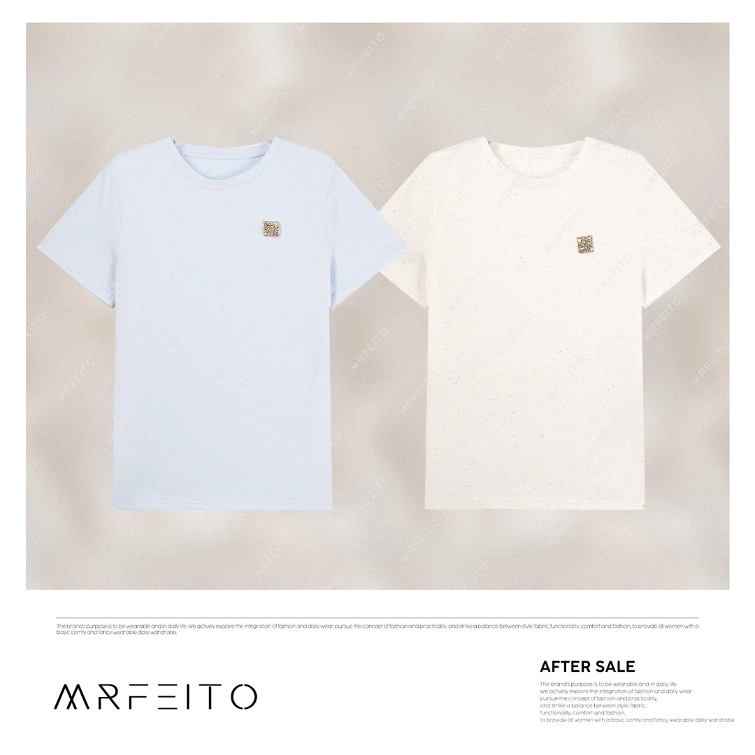 春季新款纯色胸口钻女士T恤H16TX02C30905