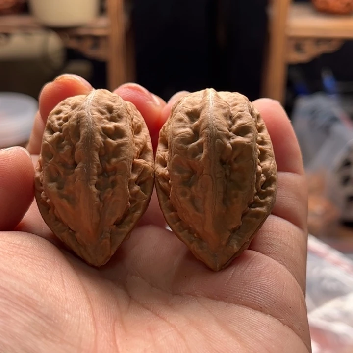 文玩核桃把件楸大胖55