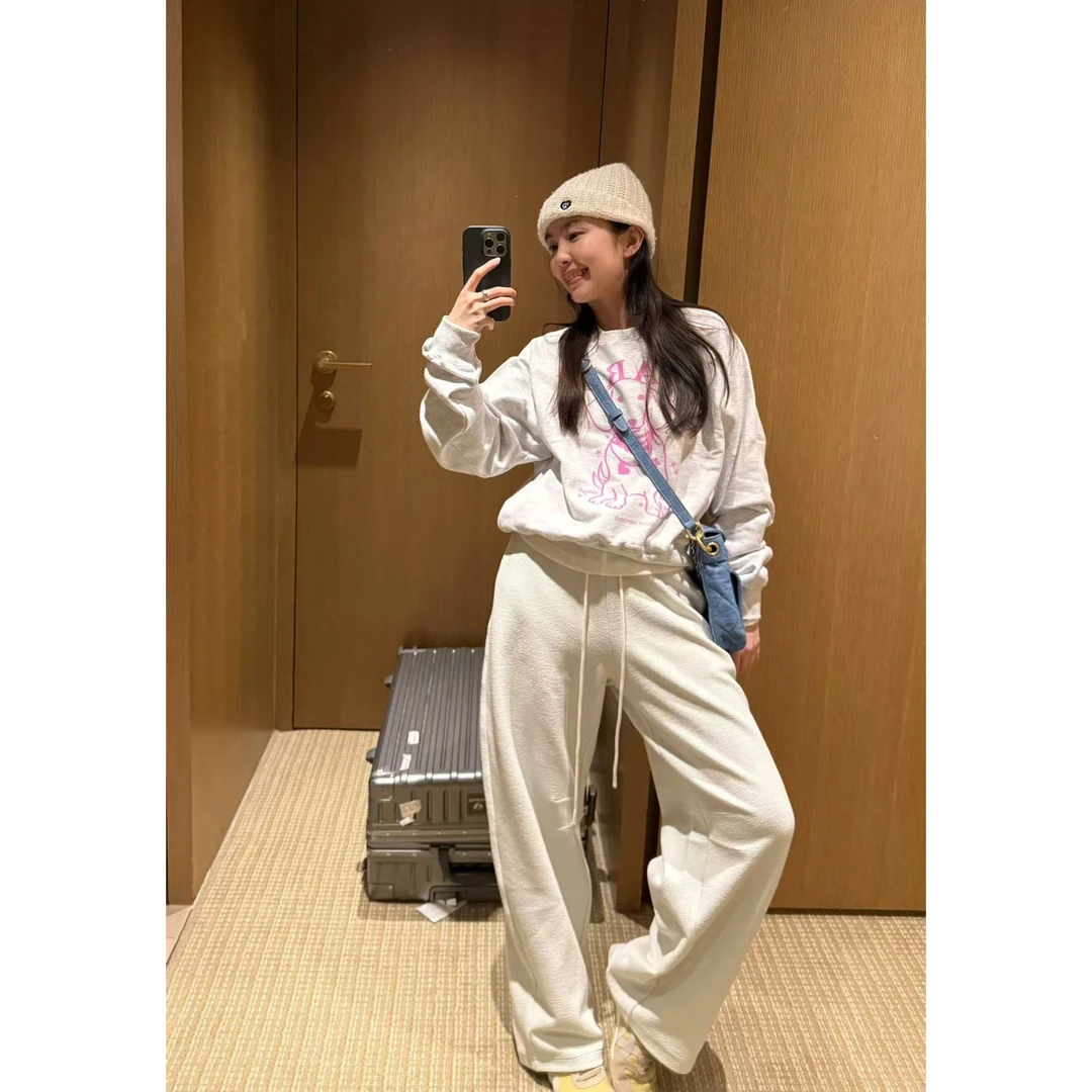 bala&mangosteen 早春韩代棉感 清爽薄荷休闲裤 2025ss