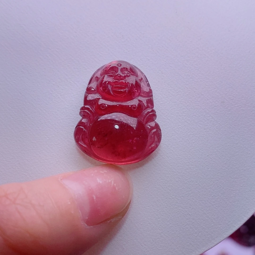 颈饰未镶嵌碧玺佛公吊坠yy