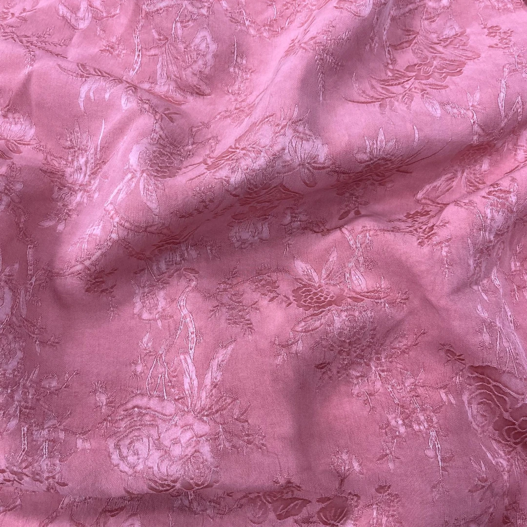 人丝提花缎面料新中式风格布料【HV8699】