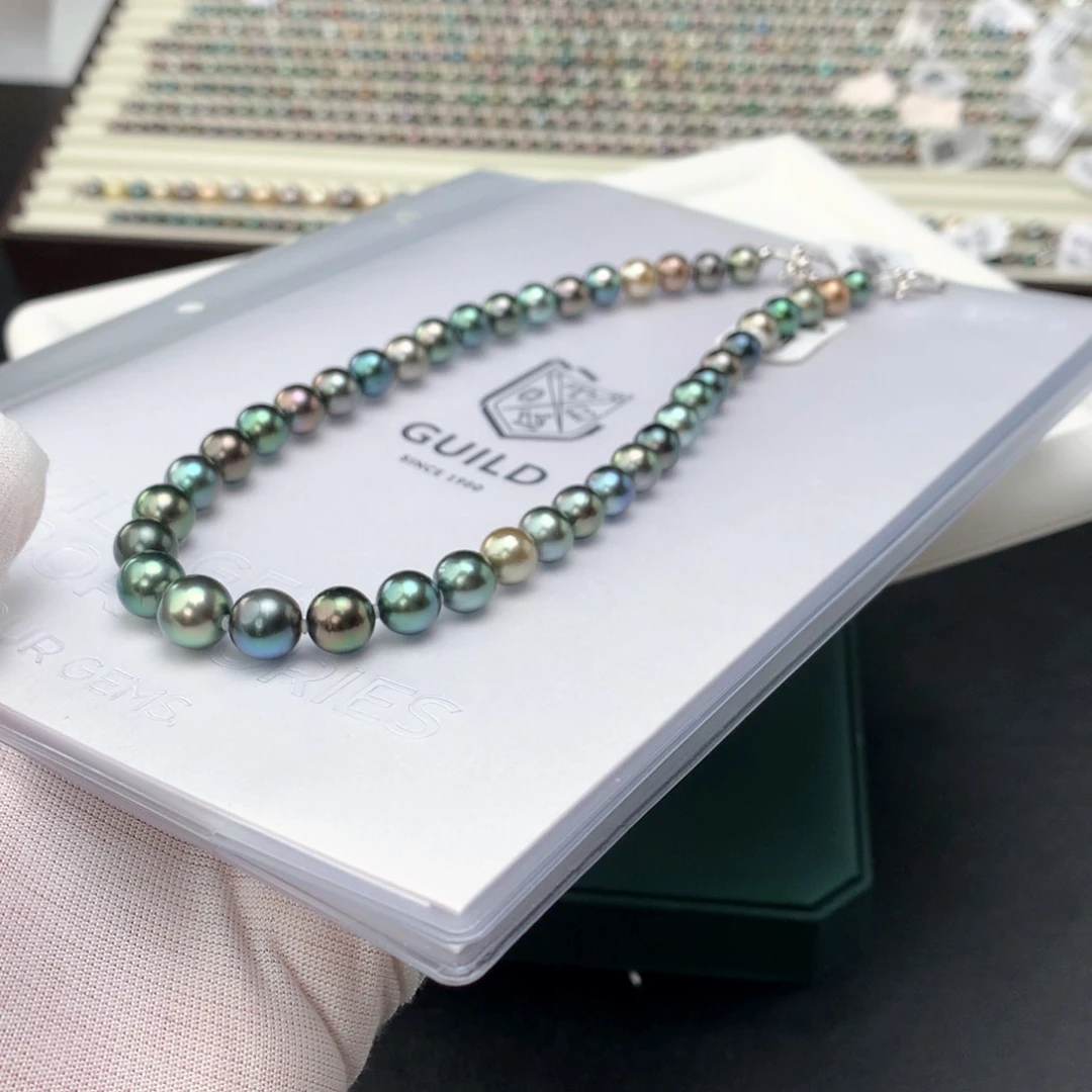 海水珍珠颈饰银S925镶嵌