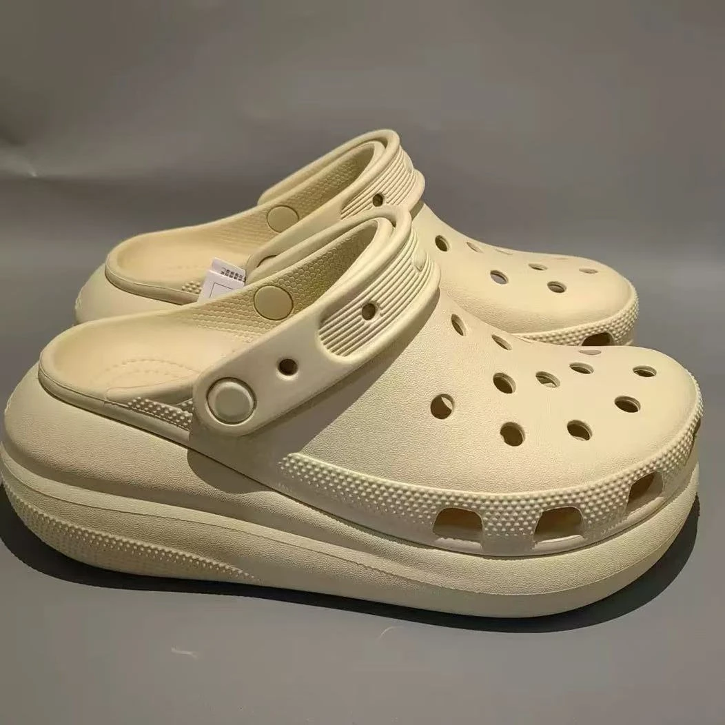 泡孚 洞洞鞋经典防滑拖鞋夏季厚底凉鞋02