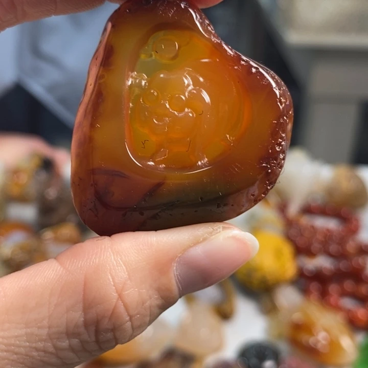 玛瑙/玉髓吊坠(不含链)未镶嵌