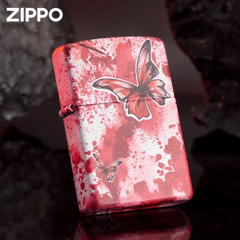 ZIPPO/之宝打火机暗夜血蝶向死而生潮流官方正品防风打火机DYX1H1