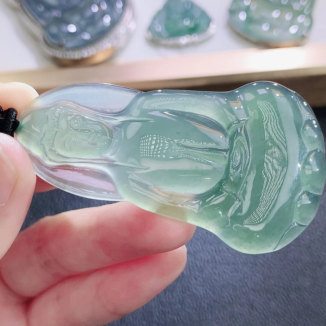 翡翠未镶嵌挂件翡翠