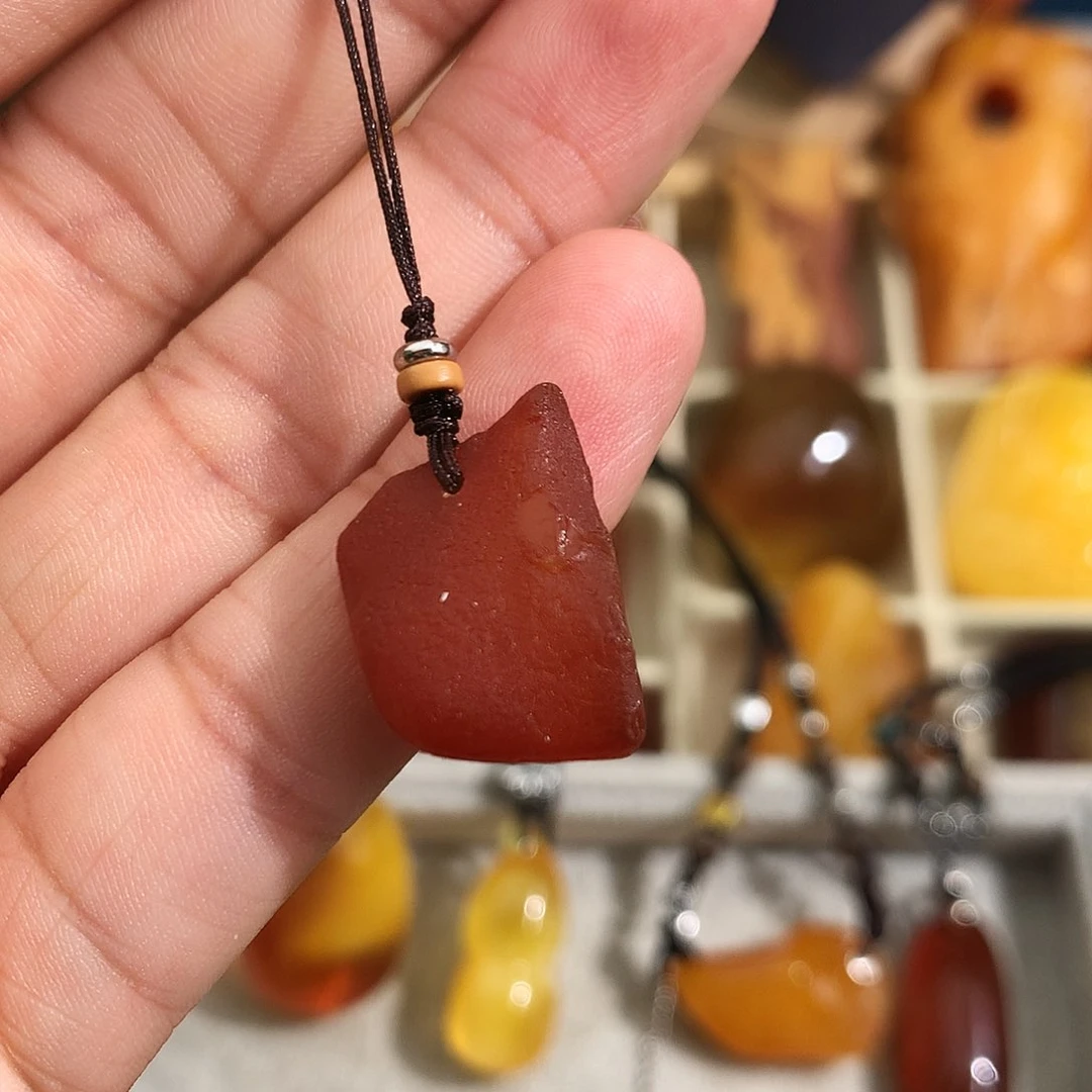 未镶嵌琥珀裸石你