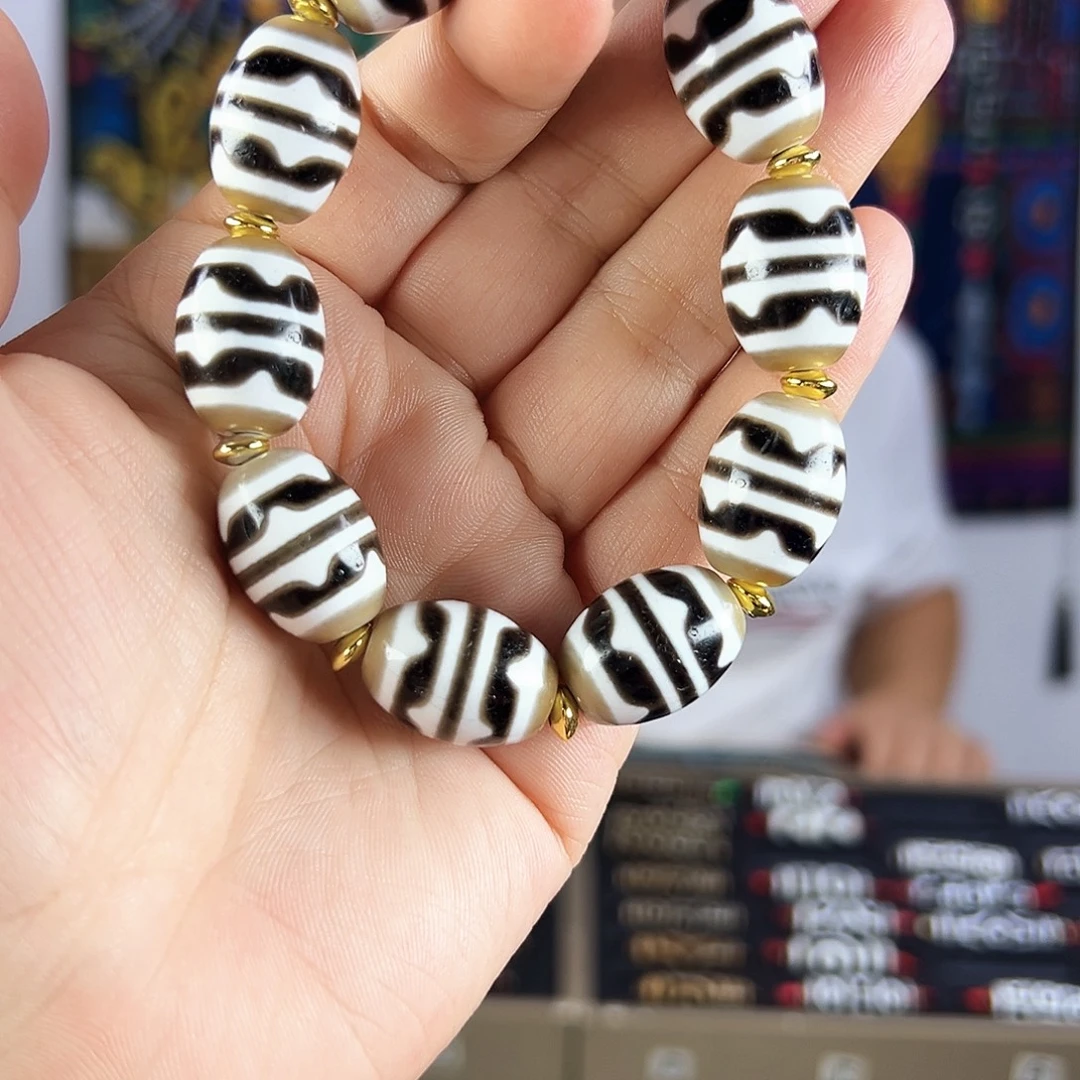 玛瑙/玉髓合金颈饰～