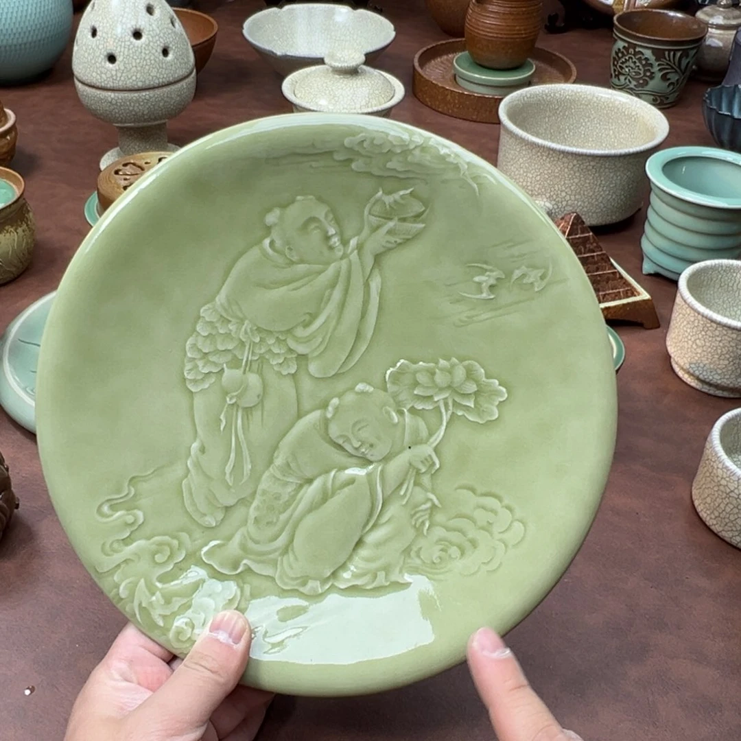 青瓷茶器青瓷茶器微瑕