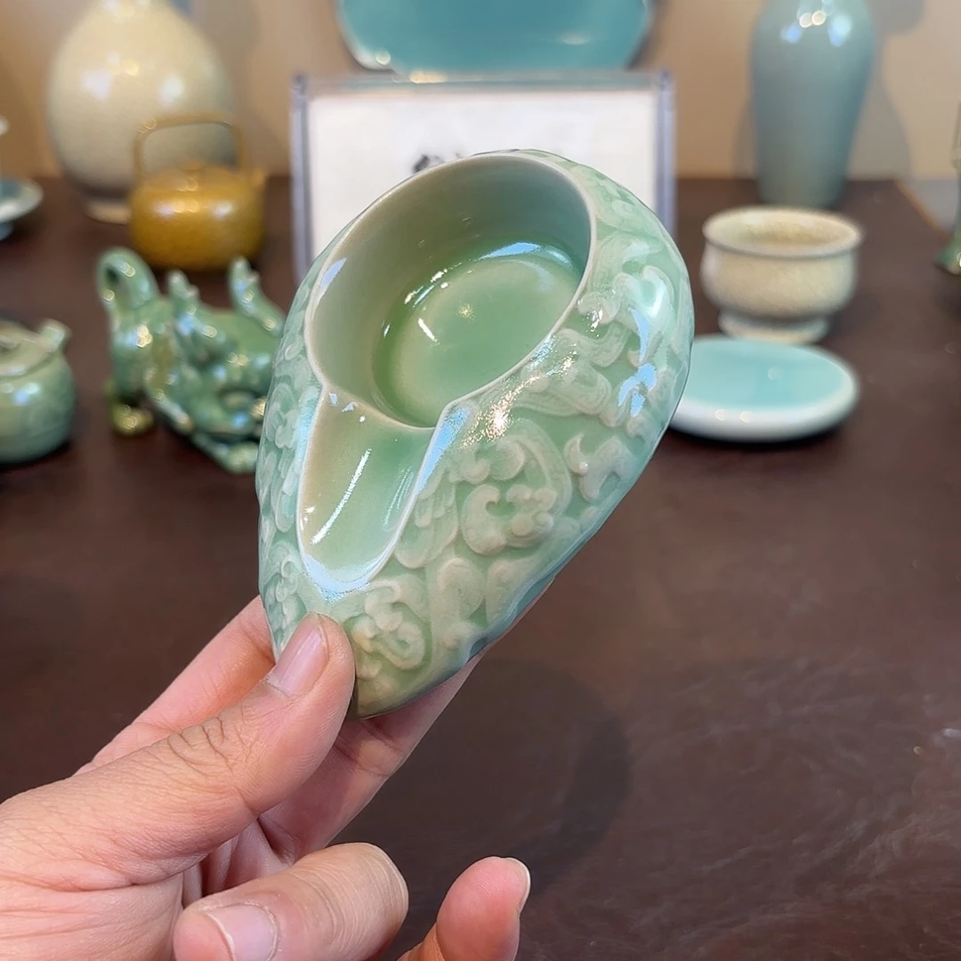 瓷片龙泉青瓷了青瓷龙泉