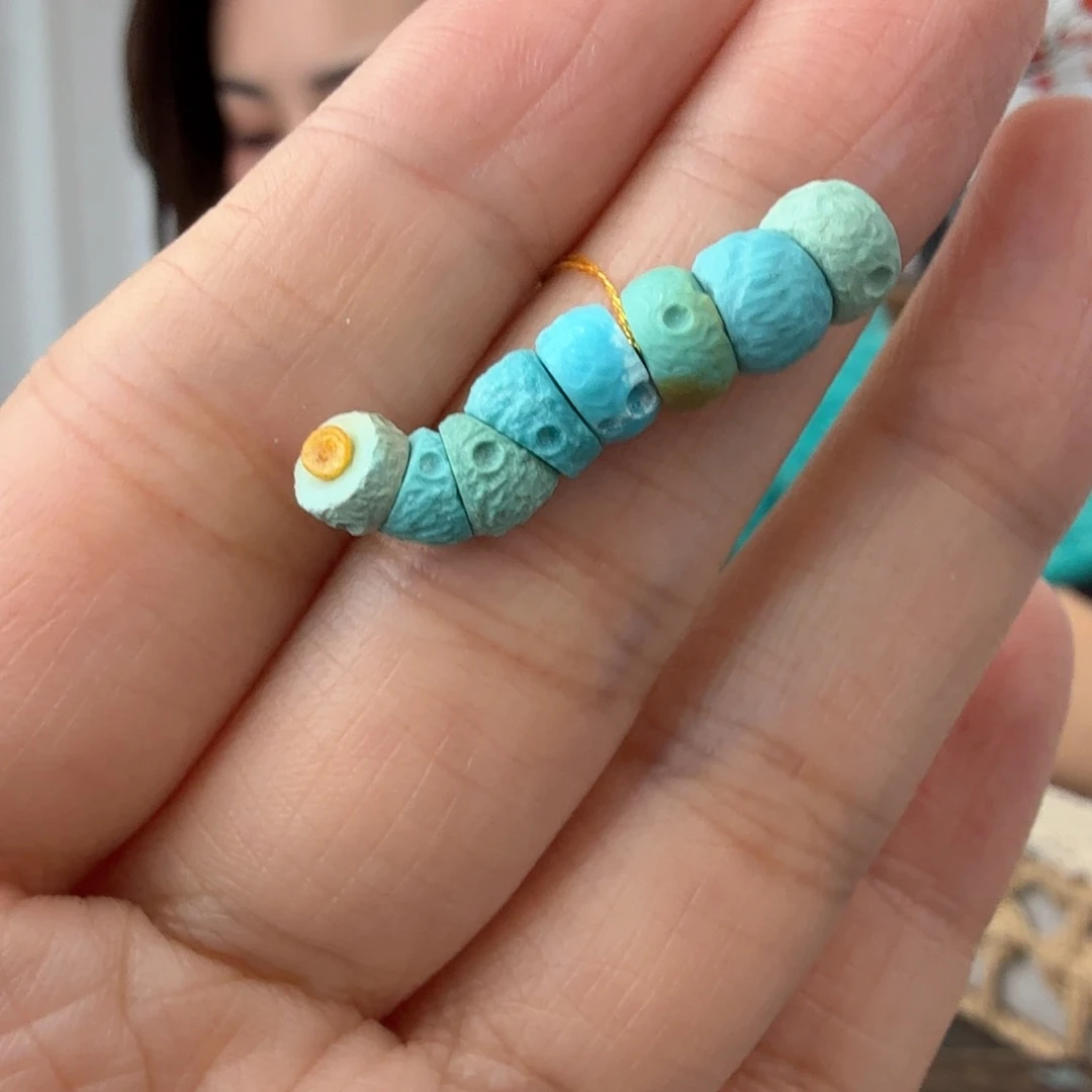 绿松石未镶嵌挂件