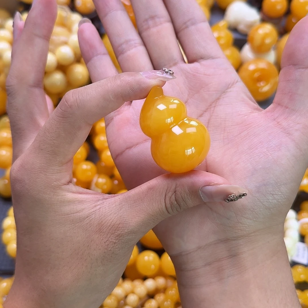 未镶嵌蜜蜡珠宝奇石葫芦