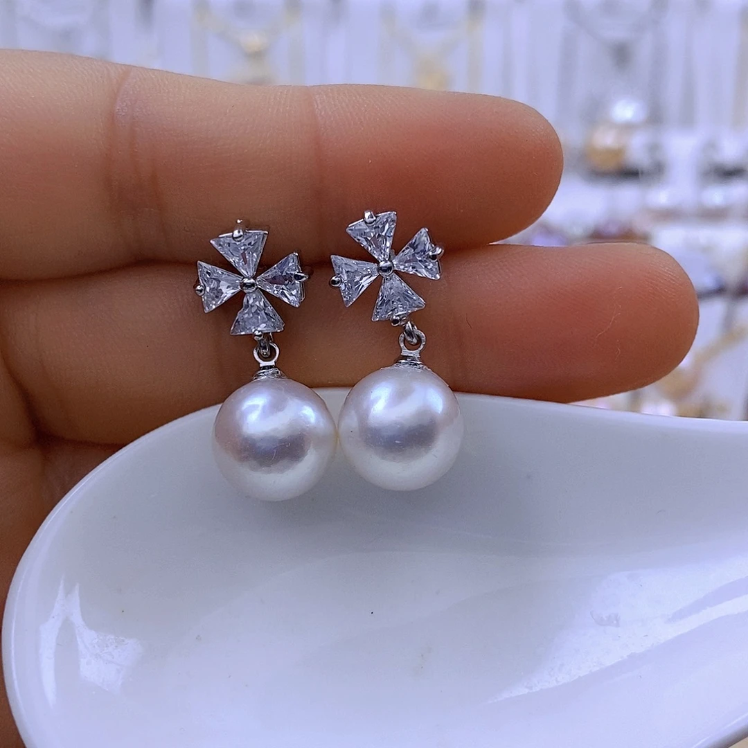 淡水珍珠未镶嵌耳饰