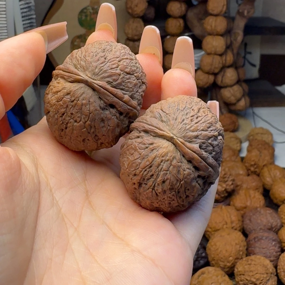 把件文玩核桃紫金寿桃39.4