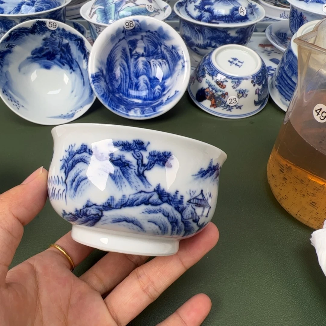 景德镇纯手工纯手绘茶具木木58