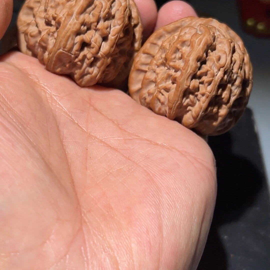 瑞麟文玩核桃白狮子