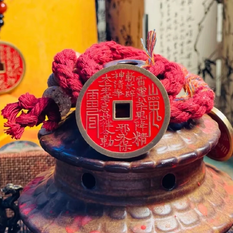 丹师傅观内直发 手工制作正宗黄铜 中式挂件/吊坠