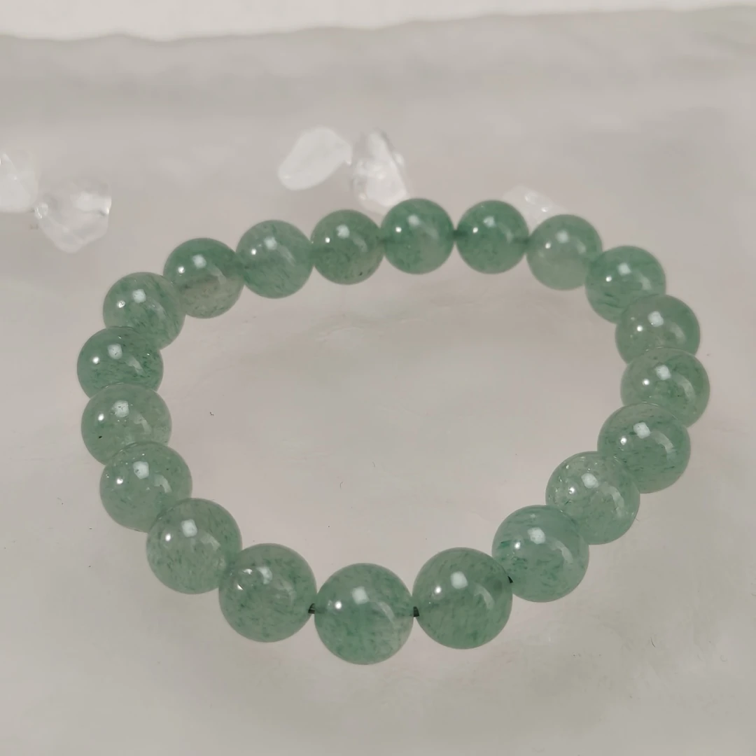 绿草莓晶圆珠单圈约9-10mm