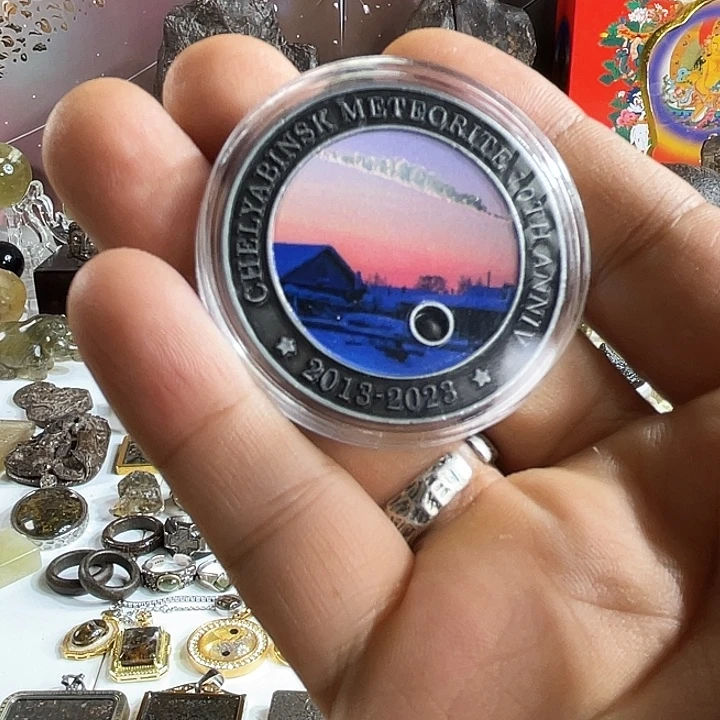 大理石磁石陨落星辰车里纪念章