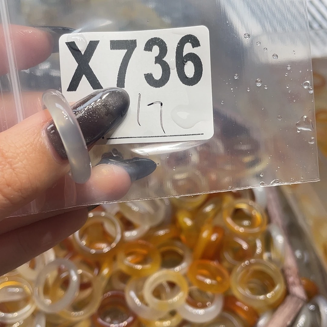 玛瑙/玉髓未镶嵌戒指739