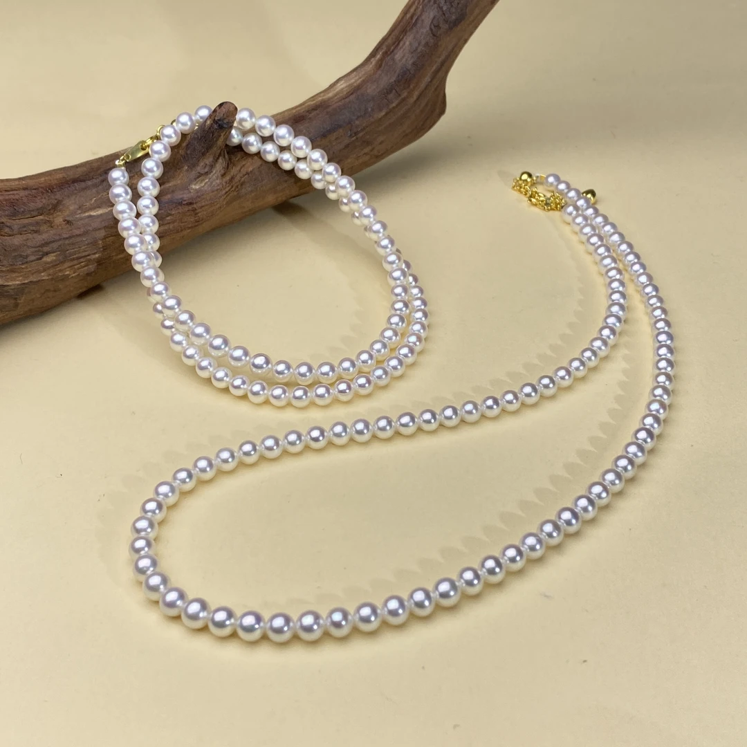 【小北好物】淡水珍珠项链1-17QH15X320【多样性发一件】约4mm