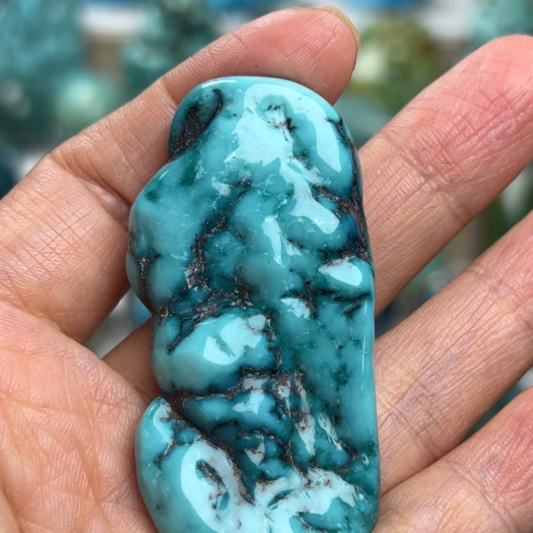 绿松石未镶嵌天然原矿绿松石