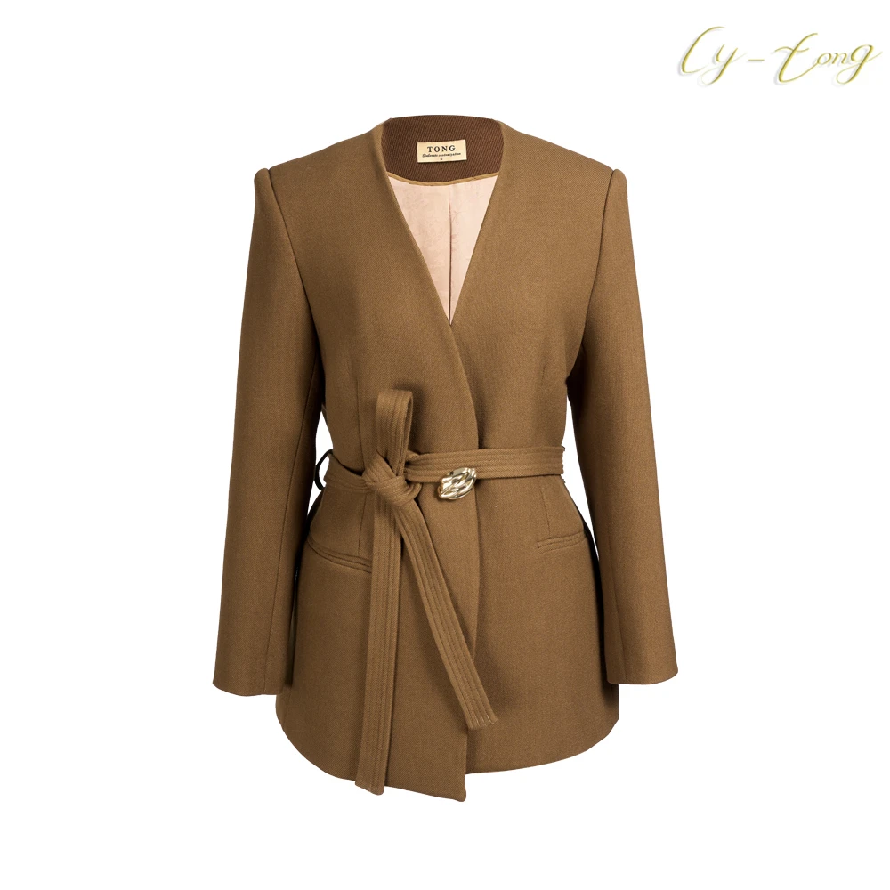 【彤姐原创】重工设计感气质时尚休闲高级感女士西装外套W23D003