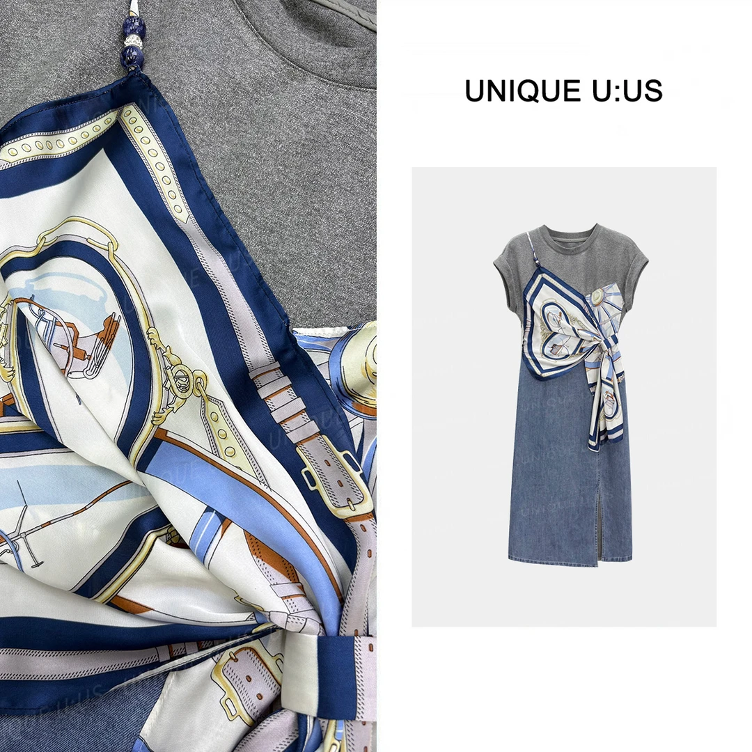 UNIQUE U:US收腰气质显瘦女装连衣裙-252268