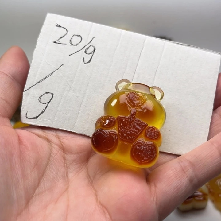 琥珀颈饰未镶嵌琥珀蜜蜡