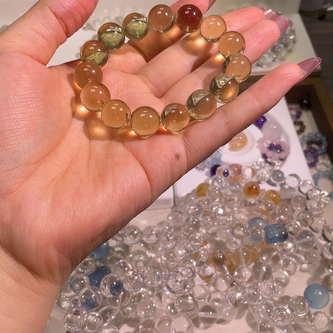 水晶手链未镶嵌12的黄水