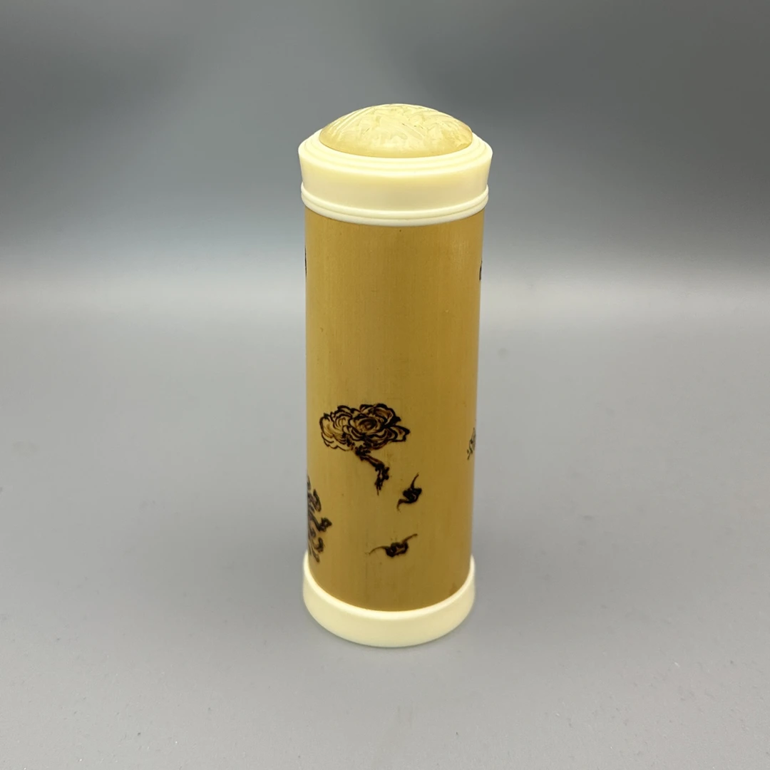 老孙谈虫烙画工艺玉竹竹蛉筒