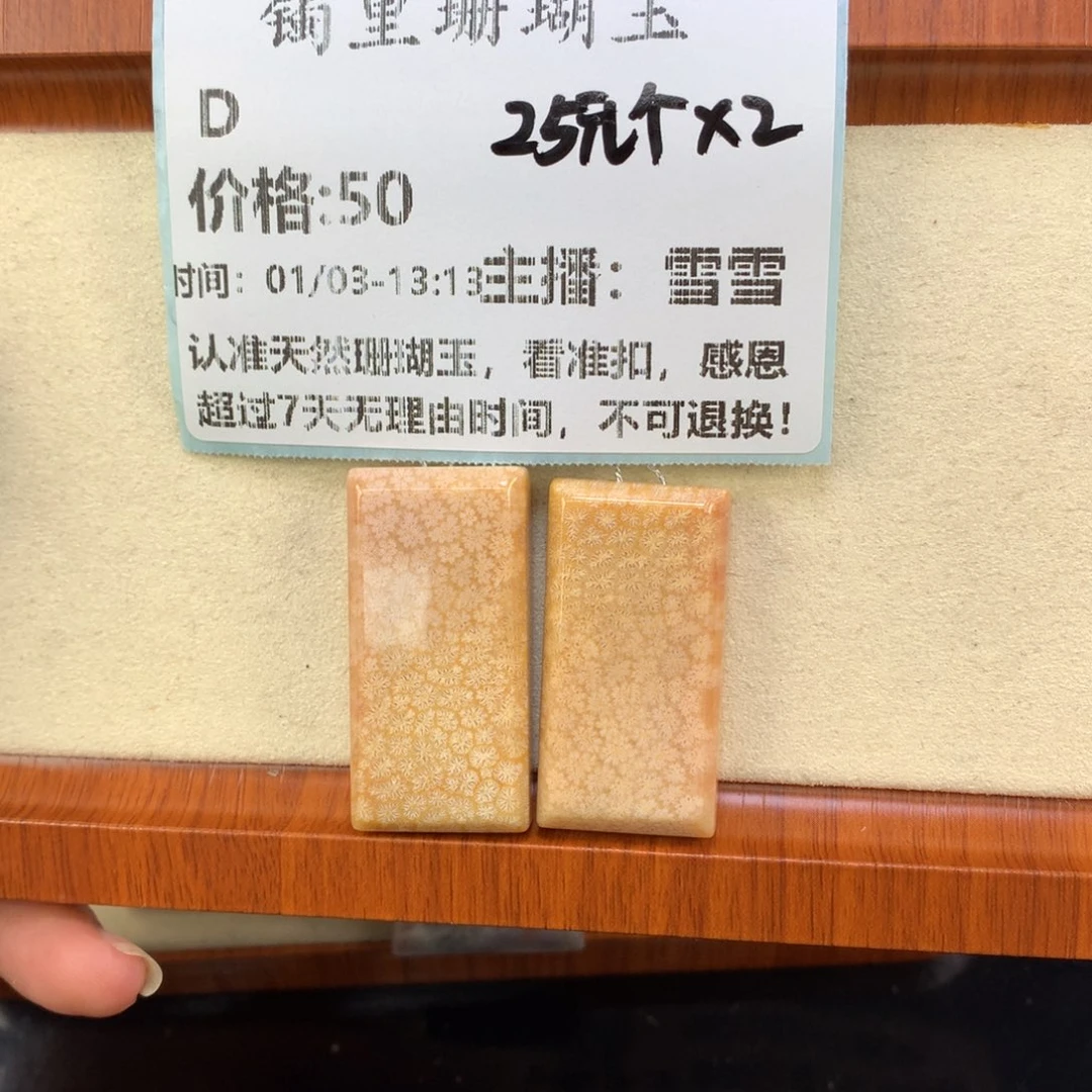 D***硅化珊瑚（珊瑚玉）未镶嵌颈饰