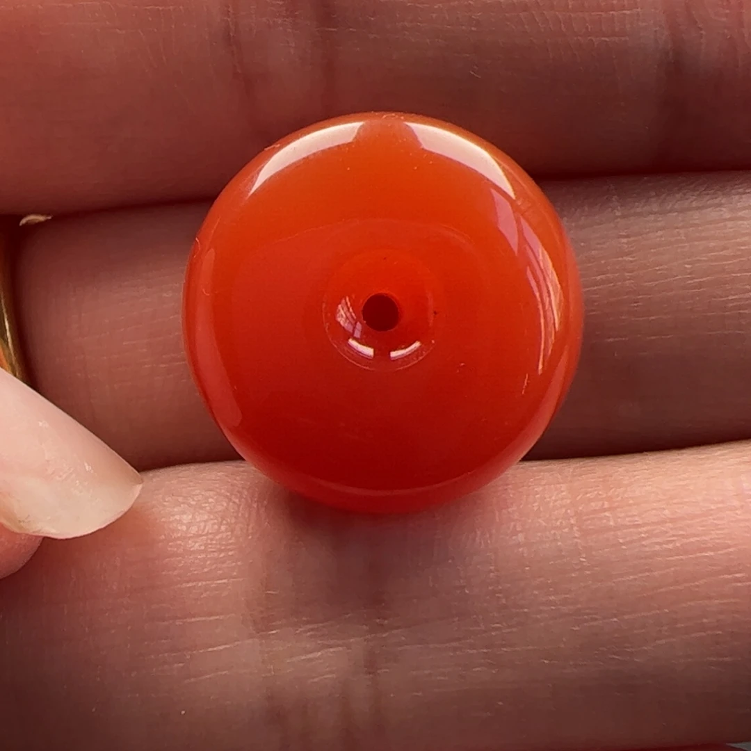 南红玛瑙未镶嵌平安扣16mm