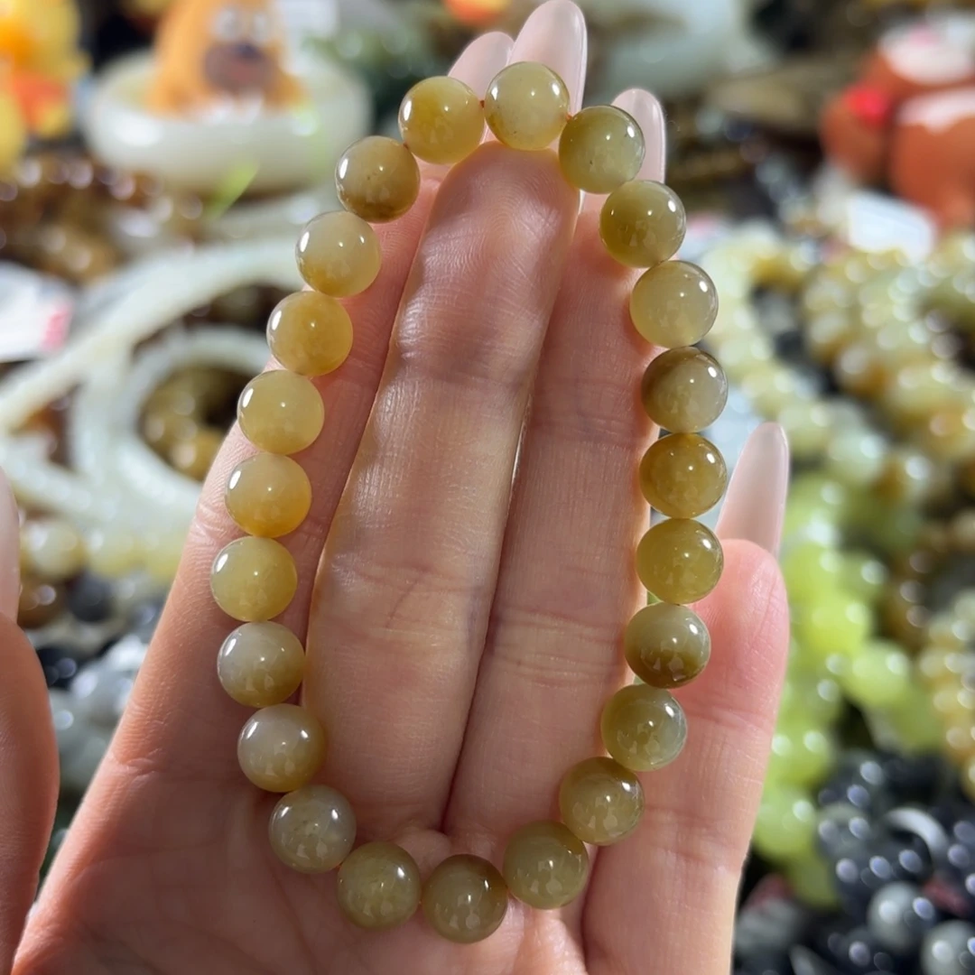 和田玉未镶嵌手串28