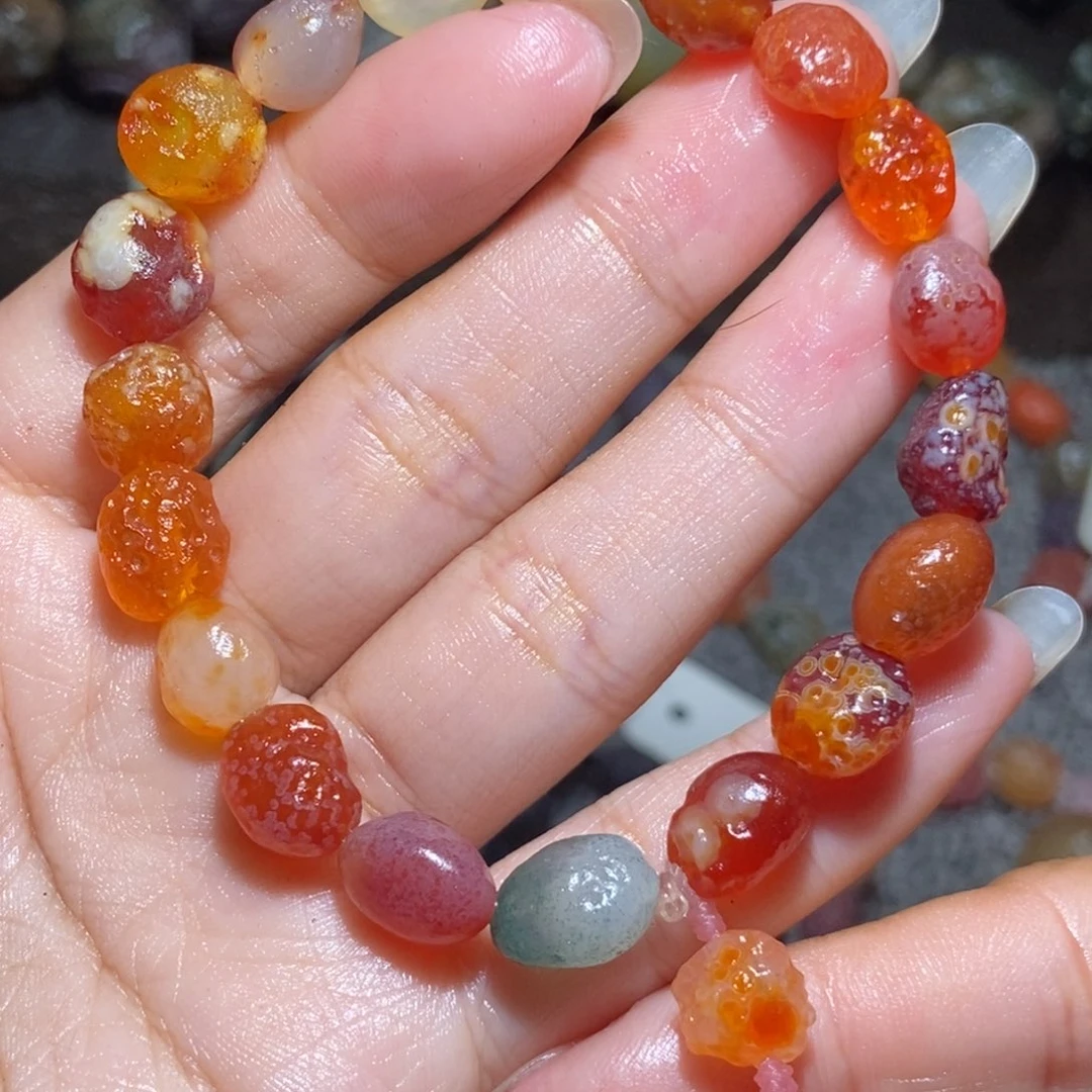 未镶嵌玛瑙/玉髓珠宝半成品