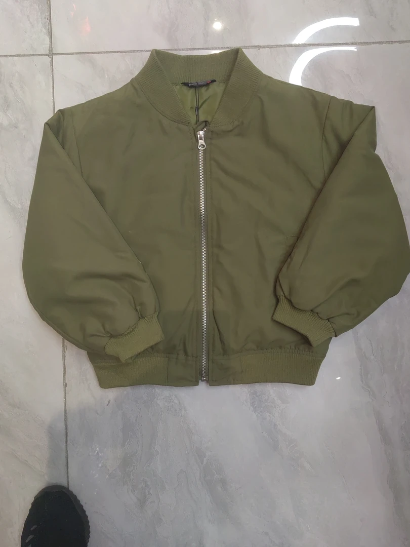 儿童拉链棉服 夹克版