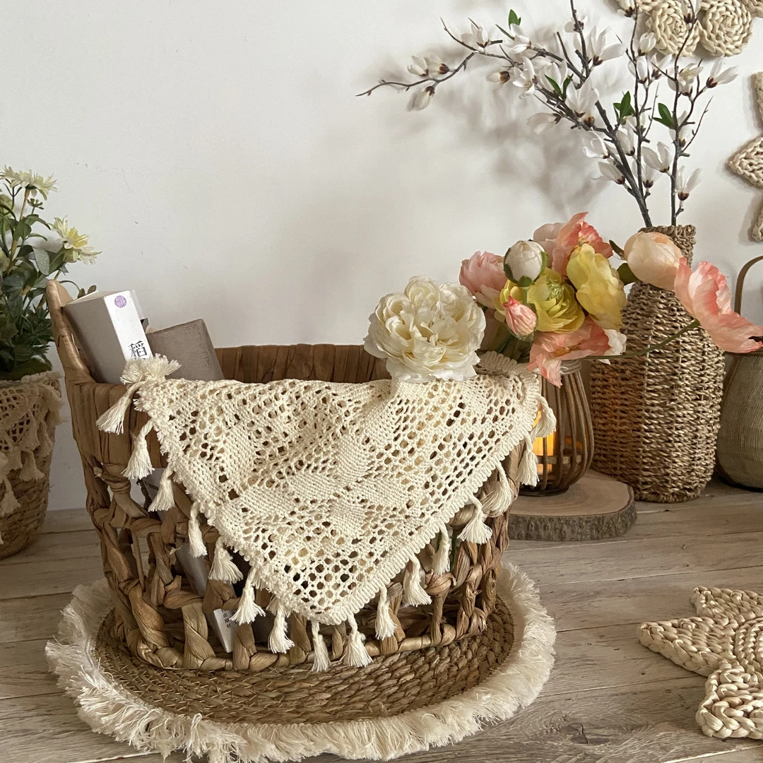 复古美式乡村风格收纳筐桌面收纳厨房收纳