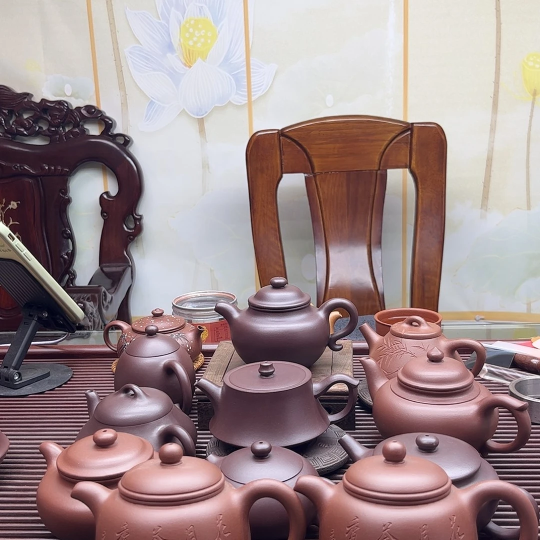 茶壶紫砂8****6霞霞紫砂 匏尊壶 容量300毫升