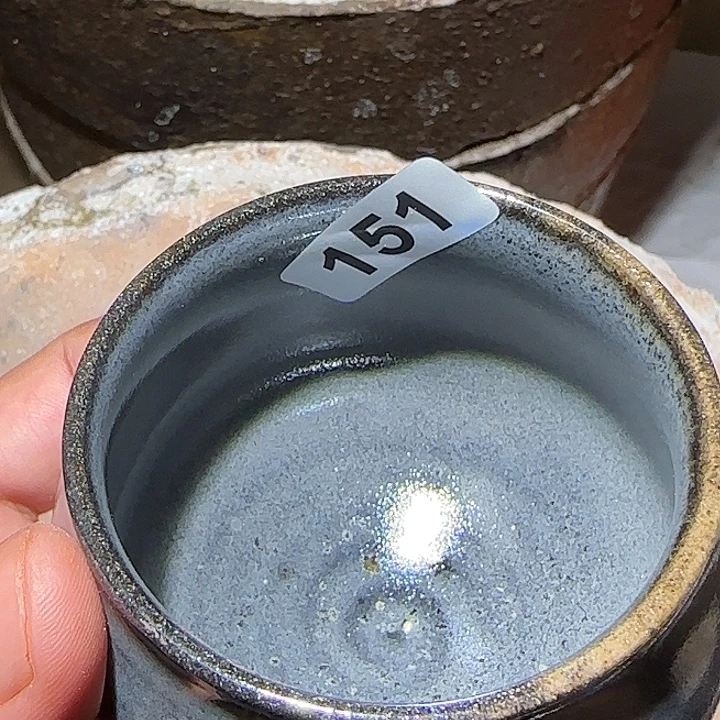 茶盏琢泥窑柴烧开窑