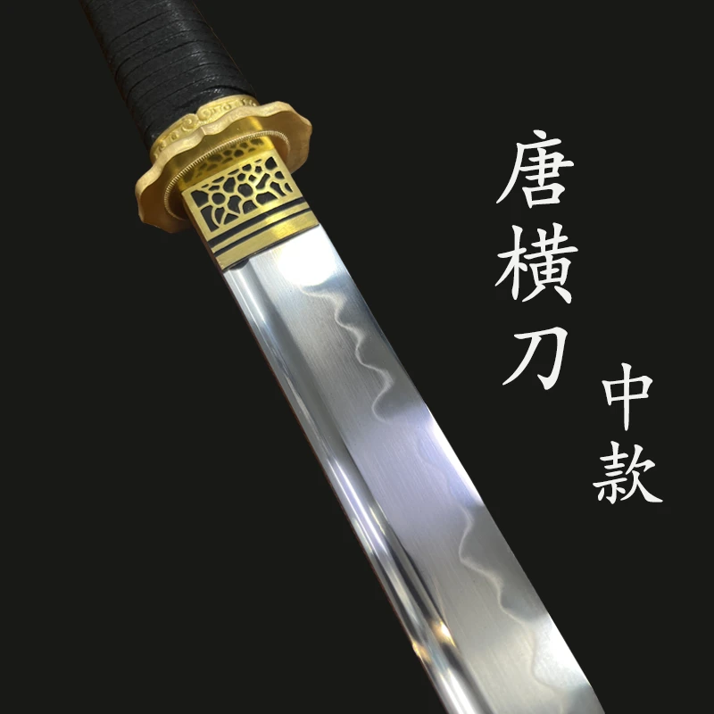 龙泉刀剑（中款唐横纯铜T10覆土烧）未开刃