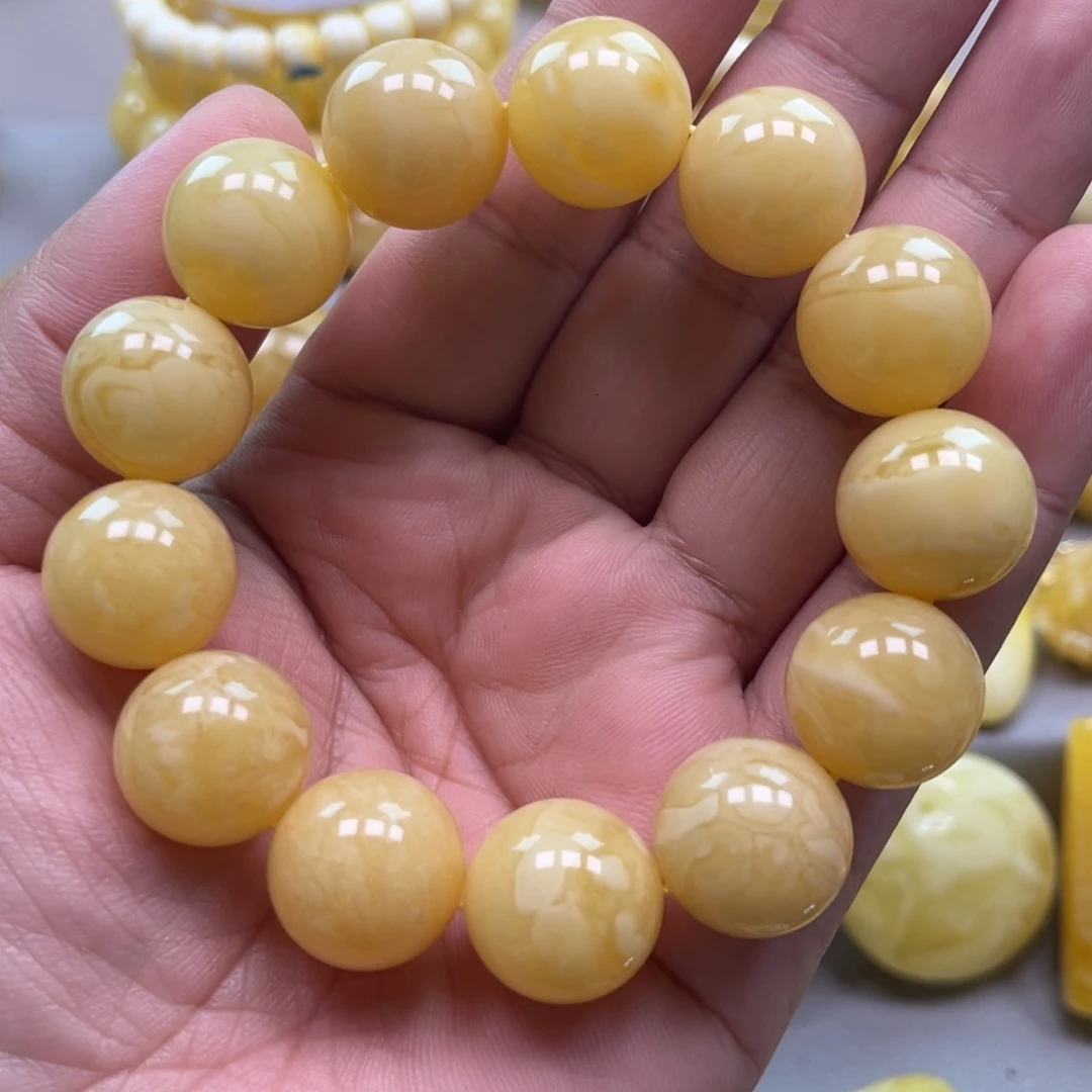 琥珀手链未镶嵌手串