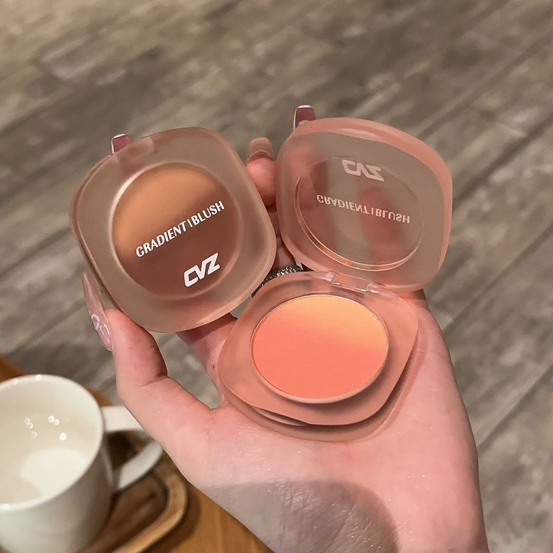 CVZ 可桃渐变腮红甜蜜粉嫩裸妆自然元气纯欲风腮红修容高光晒红色