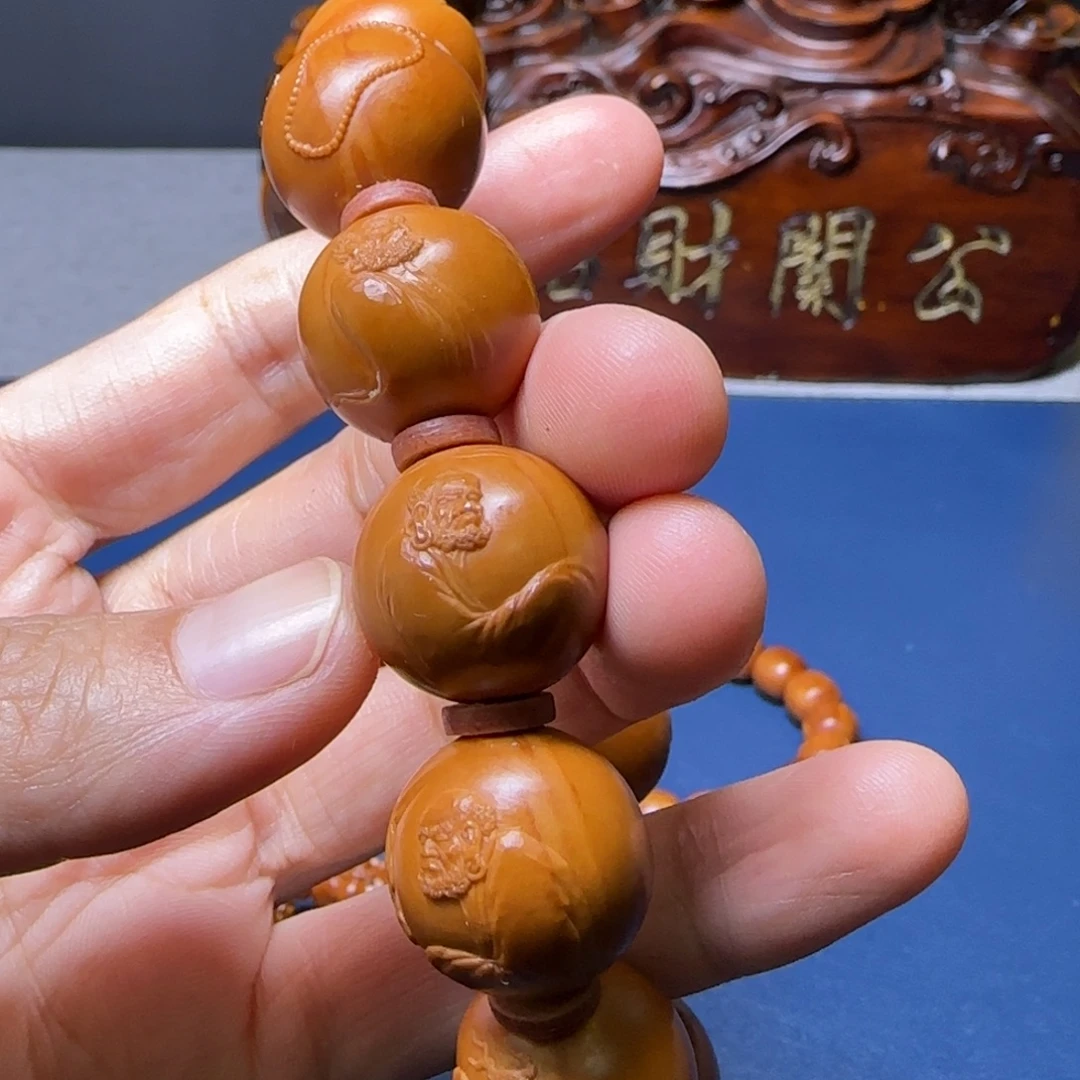 橄榄核手串/手链风景达摩