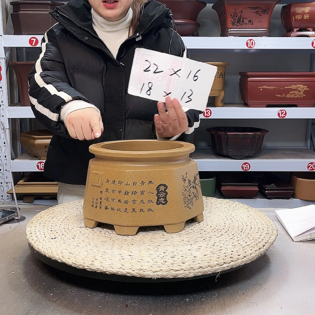 紫砂花盆紫砂花盆