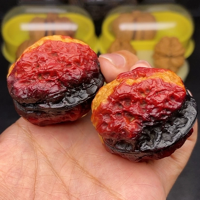 【闪购商品】文玩核桃手串39尺金蟾王