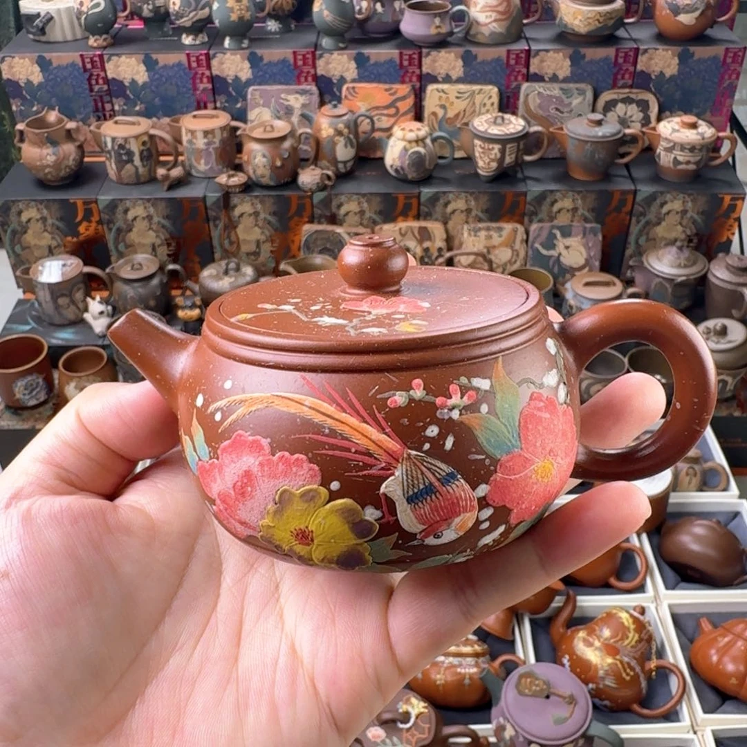 茶壶紫砂150cc原矿精工半手