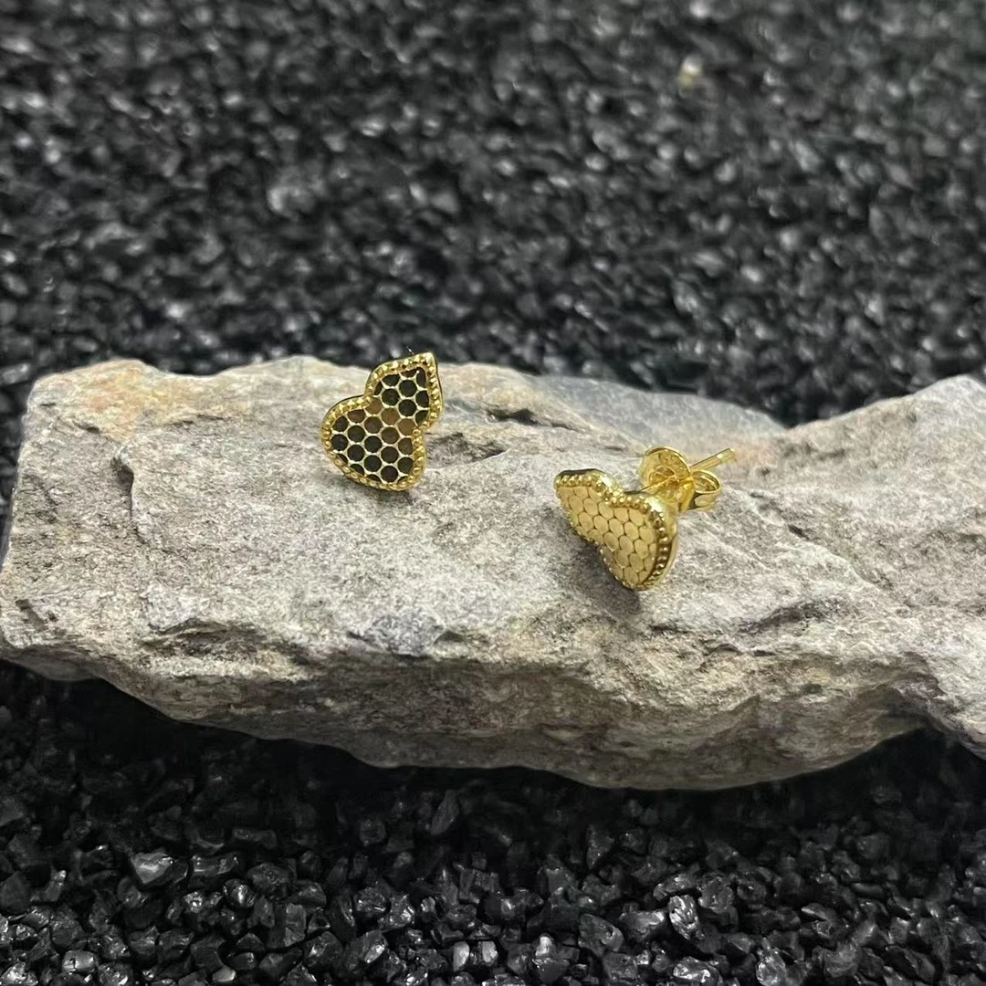 铜合金耳饰 岩朵饰品-1147-时尚耳饰-3