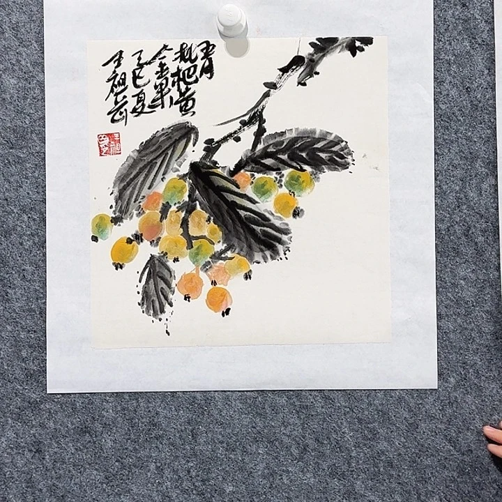 国画花鸟绘画作品