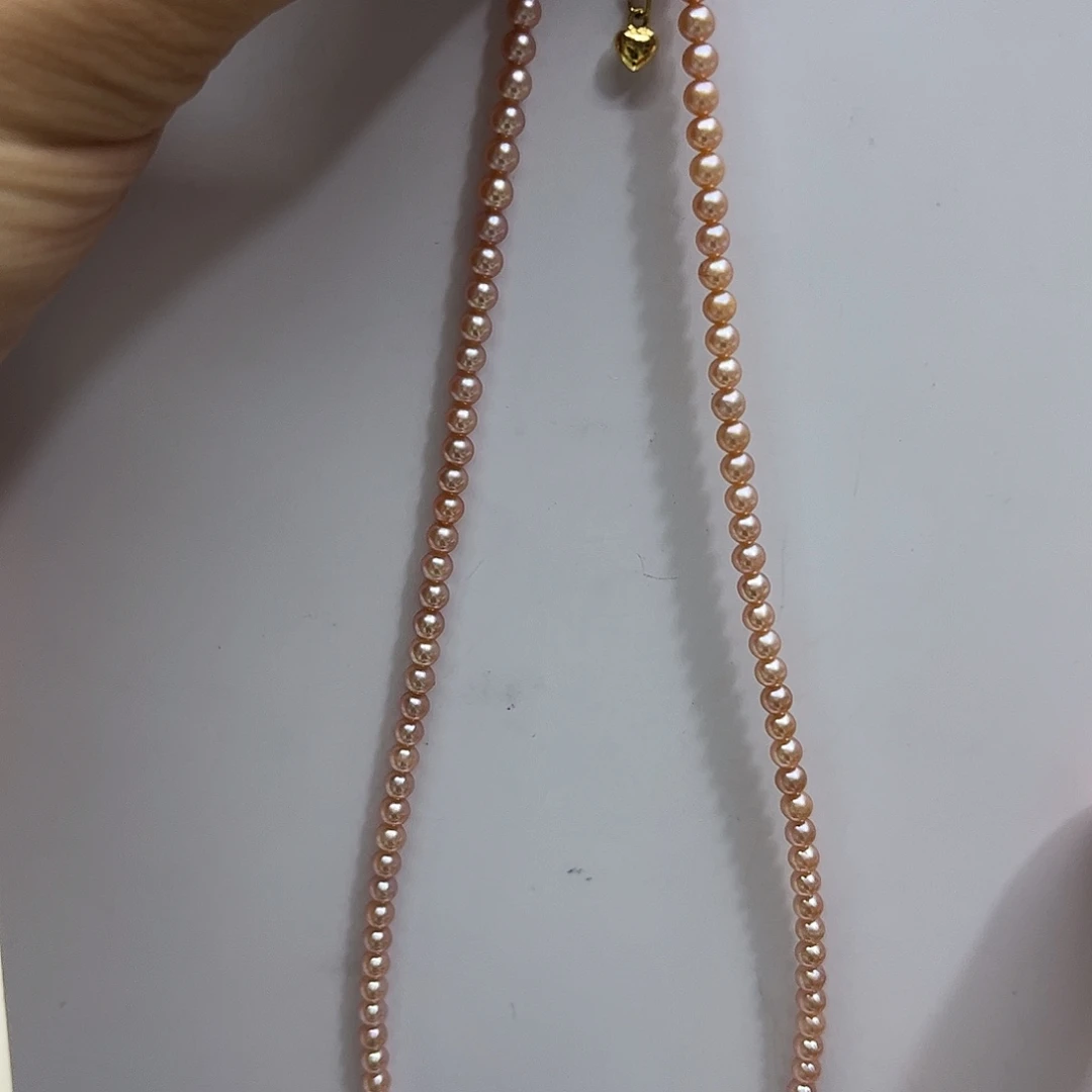 颈饰银S925镶嵌淡水珍珠